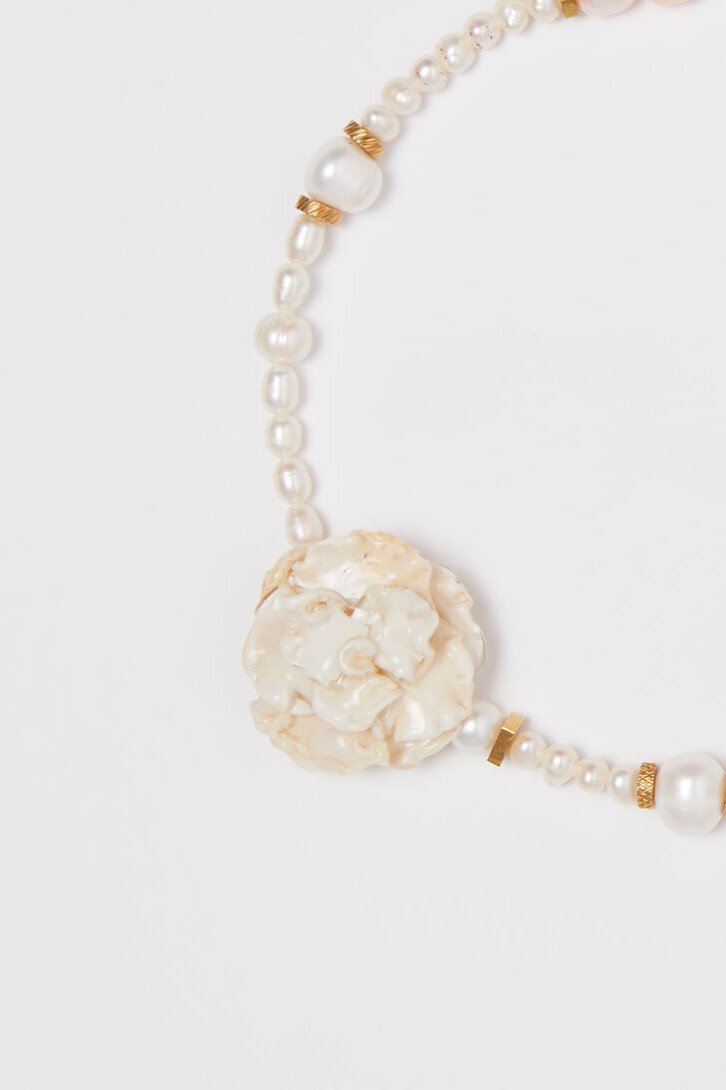 Choker-bracelet “Marble sea”