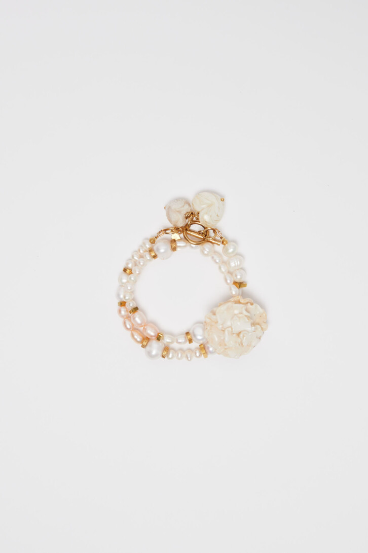 Choker-bracelet “Marble sea”