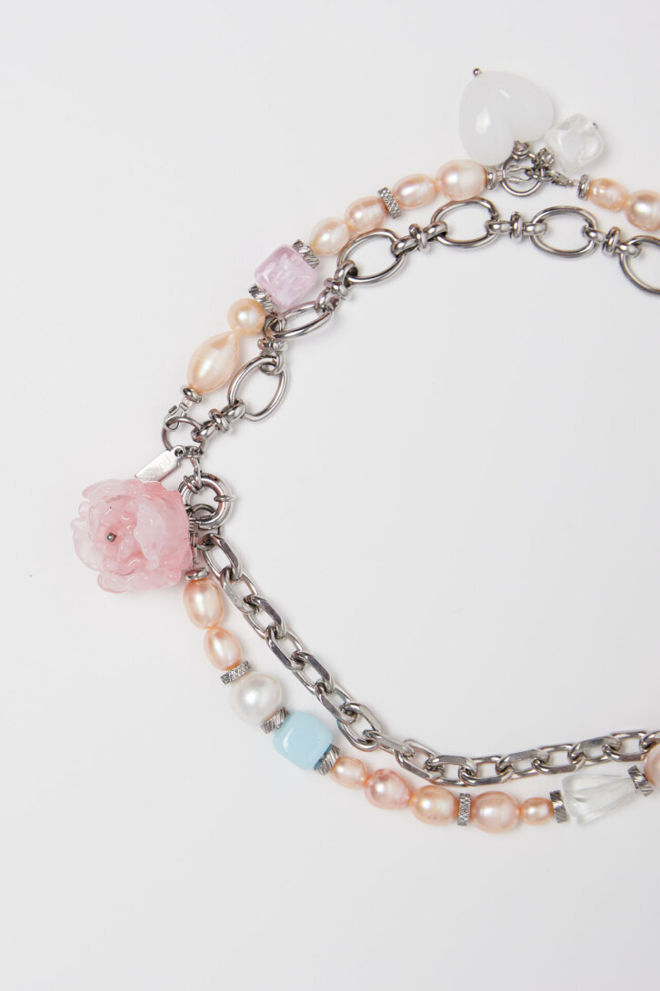 Choker-bracelet “Peony mood”