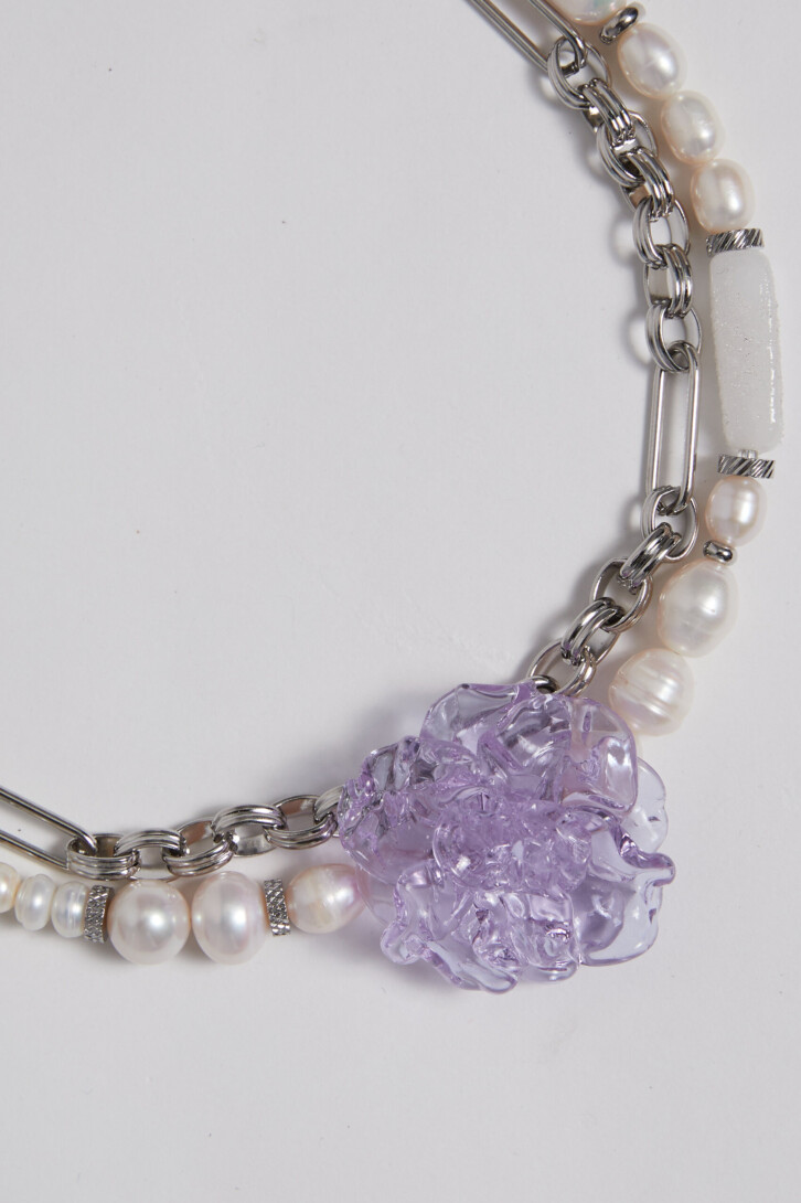 Choker “Purple powder”