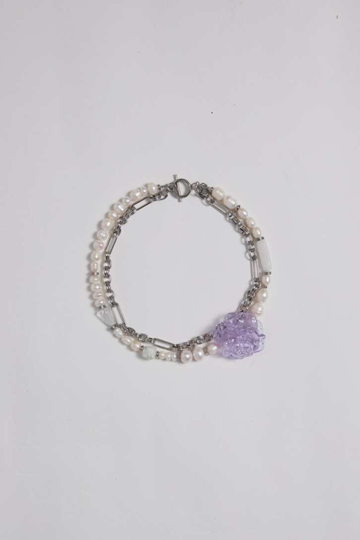 Choker “Purple powder”