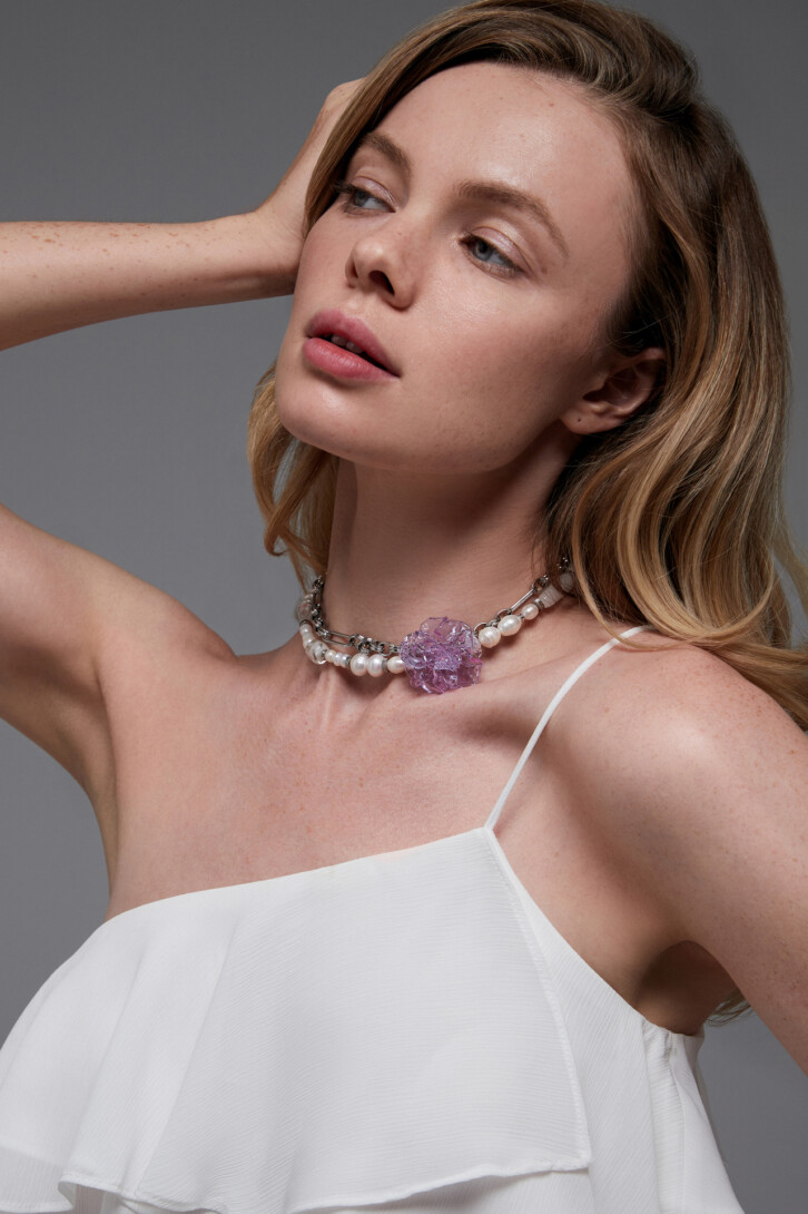 Choker “Purple powder”