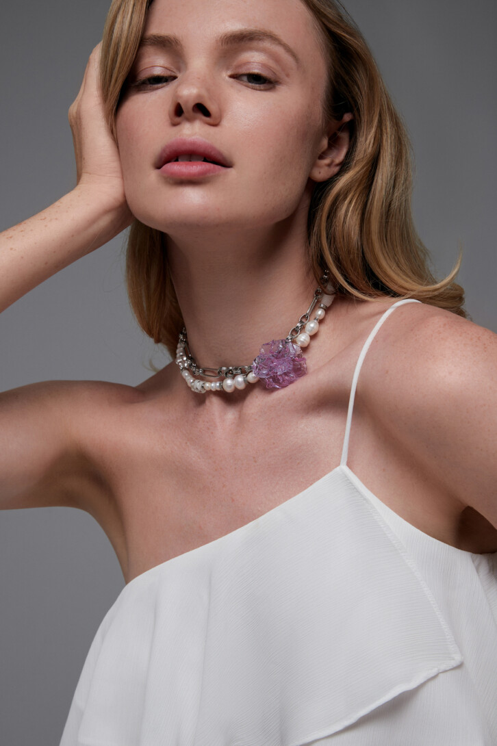 Choker “Purple powder”