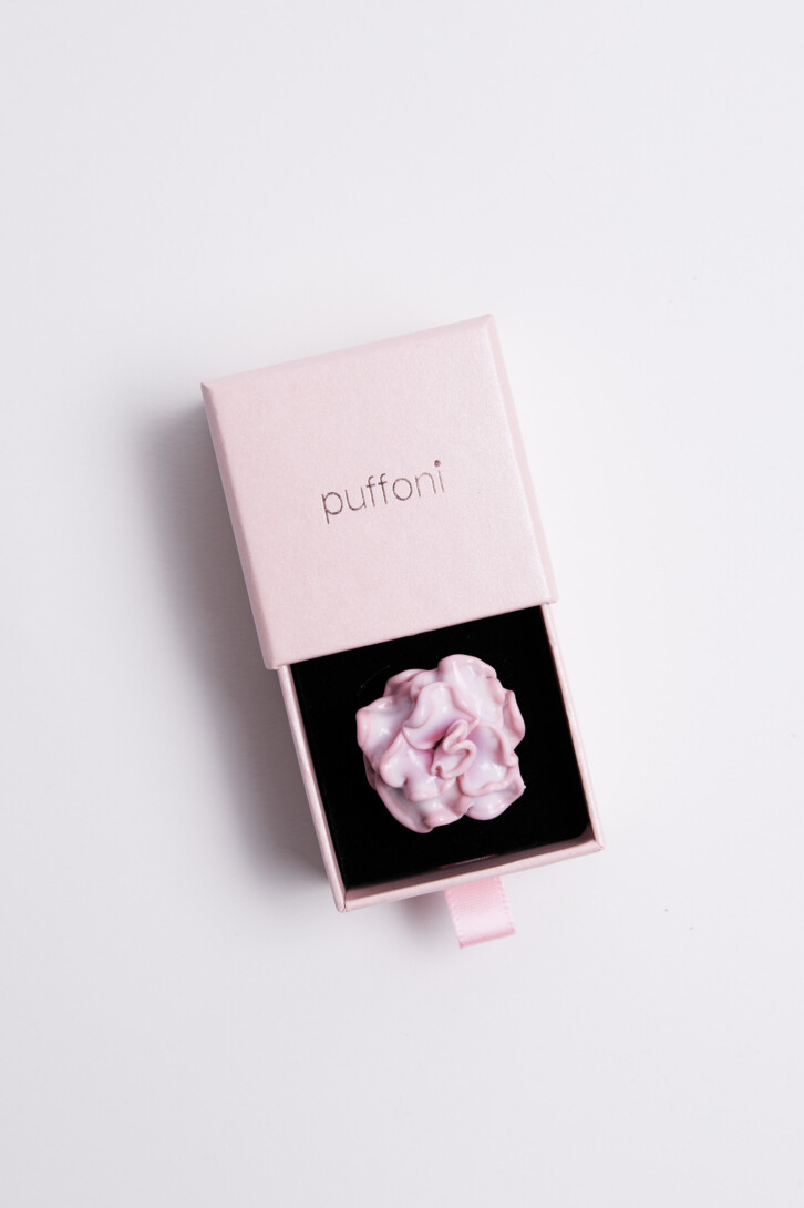 Кольцо «Violet rose in sugar»