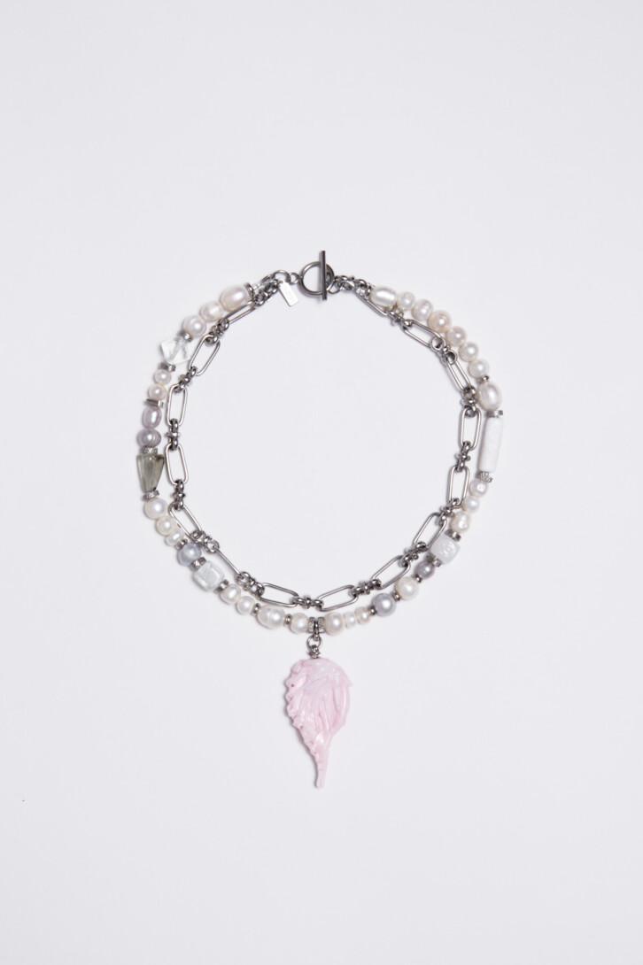 Колье «Pink wing»
