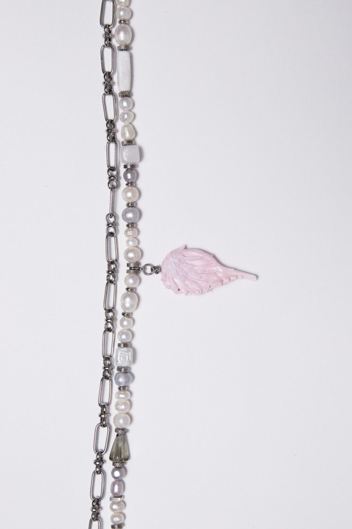 Колье «Pink wing»