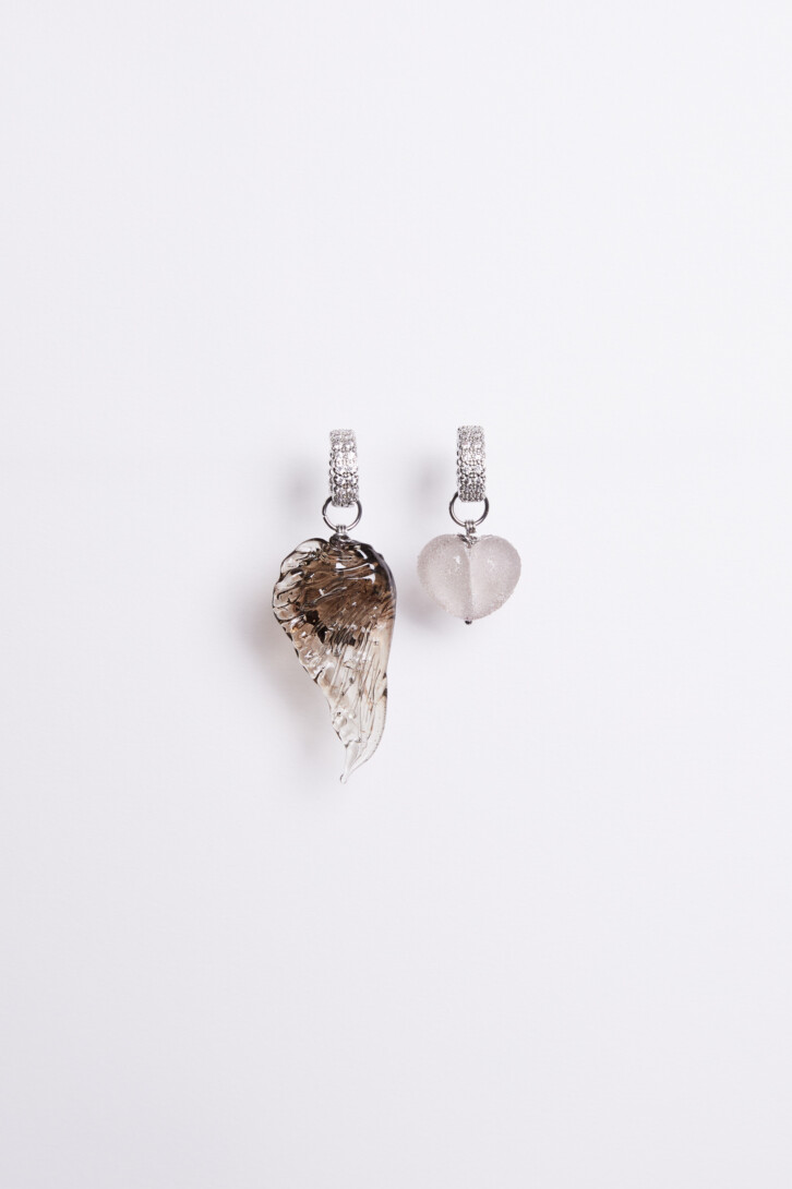 Серьги «Gray and black  veil»