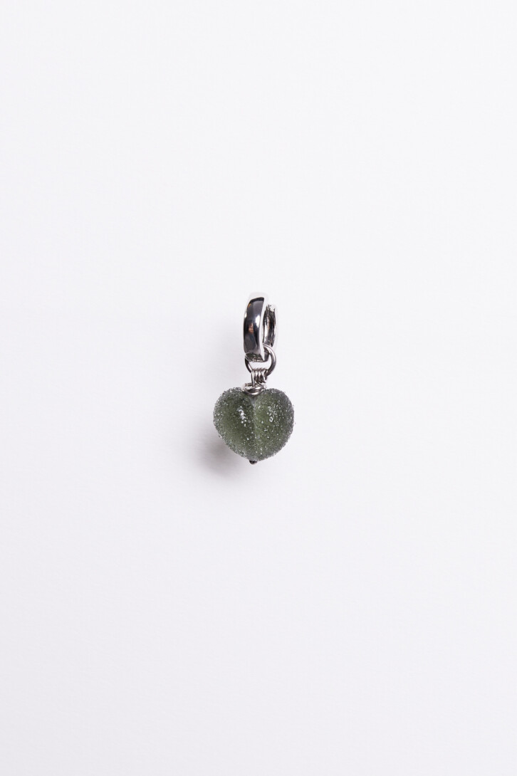 Серьги «Clear gray stone»
