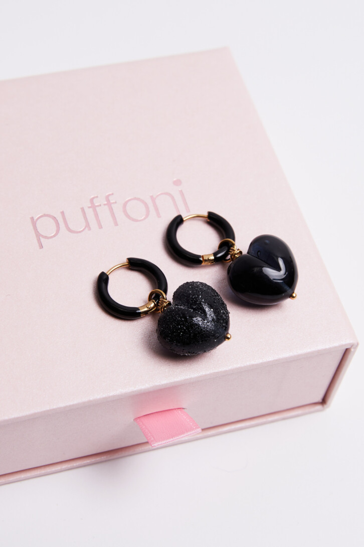 Earrings “Black umbrella”