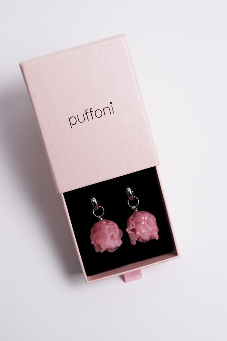 Серьги «Peony in love»