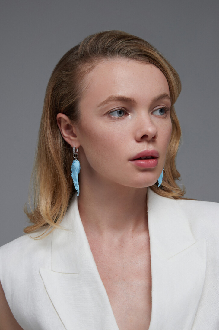Earrings “Flying over the ocean”