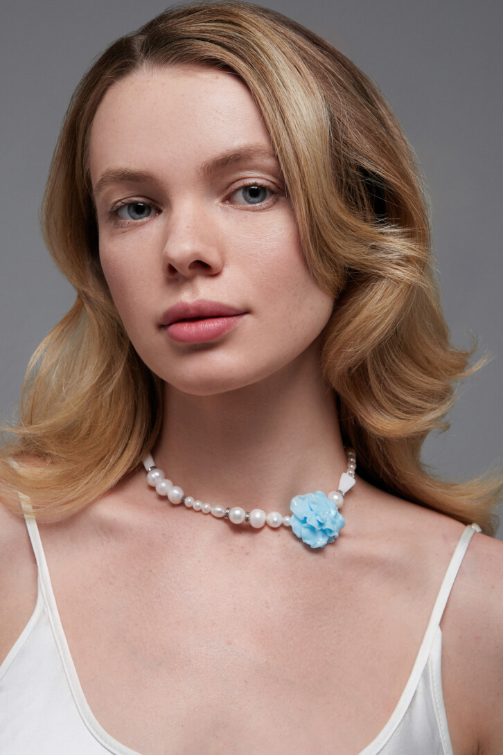 Чокер «Blue flower»