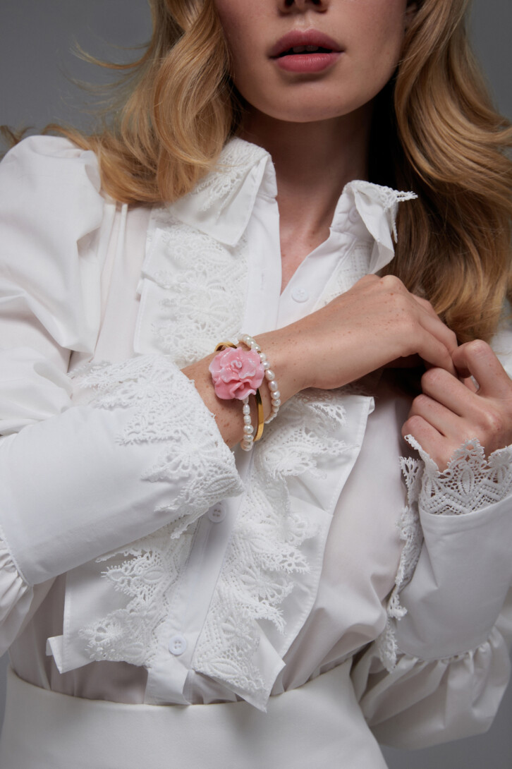 Чокер «Pink evening»