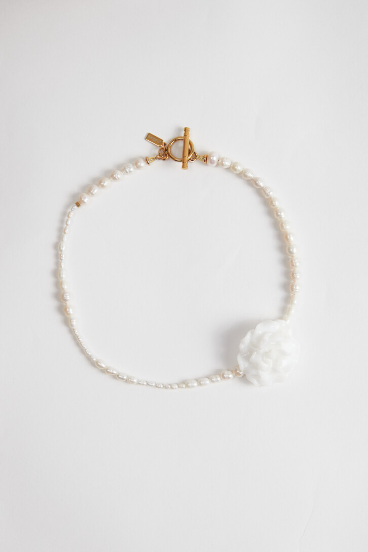 Choker-bracelet “Steps on the golden sand”