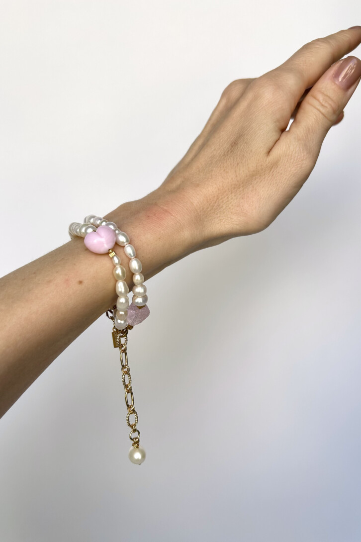 Чокер «Rose Quartz Glow»